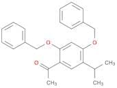 Ethanone, 1-[5-(1-Methylethyl)-2,4-bis(phenylMethoxy)phenyl]-