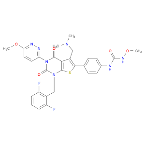 N-[4-[1-[(2,6-Difluorophenyl)methyl]-5-[(dimethylamino)methyl]-1,2,3,4-tetrahydro-3-(6-methoxy-3-p…
