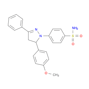 4-[5-(4-Methoxyphenyl)-3-phenyl-4,5-dihydropyrazol-1-yl]benzenesulfonamide