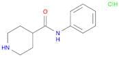 N-Phenyl-4-piperidinecarboxamide, HCl