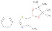 4-Methyl-2-phenyl-5-(4,4,5,5-tetramethyl-1,3,2-dioxaborolan-2-yl)-1,3-thiazole