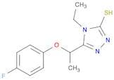 4-Ethyl-5-[1-(4-fluorophenoxy)ethyl]-4H-1,2,4-triazole-3-thiol