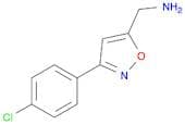 1-[3-(4-chlorophenyl)-5-isoxazolyl]methanamine