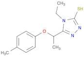 4-Ethyl-5-[1-(4-methylphenoxy)ethyl]-4H-1,2,4-triazole-3-thiol