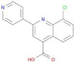 8-Chloro-2-pyridin-4-ylquinoline-4-carboxylic acid