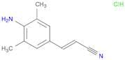 (E)-3-(4-Amino-3,5-dimethylphenyl)acrylonitrile hydrochloride