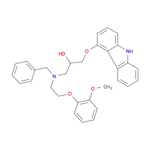1-((9H-Carbazol-4-yl)oxy)-3-(benzyl(2-(2-methoxyphenoxy)ethyl)amino)propan-2-ol