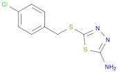 2-Amino-5-[(4-chlorobenzyl)thio]-1,3,4-thiadiazole