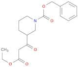 3-(2-Ethoxycarbonyl-acetyl)-piperidine-1-carboxylic acid benzyl ester