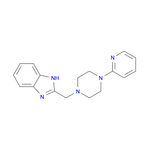 2-[(4-pyridin-2-ylpiperazin-1-yl)methyl]-1H-benzimidazole;trihydrochloride