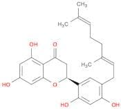 (S)-2-[5-[(E)-3,7-Dimethyl-2,6-octadienyl]-2,4-dihydroxyphenyl]-2,3-dihydro-5,7-dihydroxy-4H-1-ben…