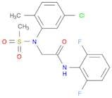 2-(N-(5-Chloro-2-methylphenyl)methylsulfonamido)-N-(2,6-difluorophenyl)acetamide