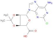 (3aS,4S,6R,6aR)-6-(6-Amino-2-chloro-9H-purin-9-yl)-2,2-dimethyltetrahydrofuro[3,4-d][1,3]dioxole-4…