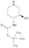 Carbamic acid, [(3r,4r)-3-hydroxy-4-piperidinyl]-, 1,1-dimethylethyl ester