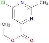 4-PyriMidinecarboxylic acid, 6-chloro-2-Methyl-, ethyl ester