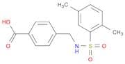 4-(((2,5-Dimethylphenyl)sulfonamido)methyl)benzoic acid