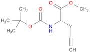 (2S)-2-[[(1,1-Dimethylethoxy)carbonyl]amino]-4-pentynoic acid methyl ester