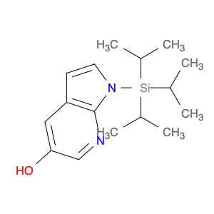 1H-Pyrrolo[2,3-b]pyridin-5-ol, 1-[tris(1-methylethyl)silyl]-