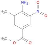 Benzoic acid, 4-amino-3-methyl-5-nitro-, methyl ester (9CI)