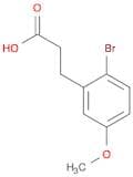 3-(2-Bromo-5-methoxyphenyl)propanoic acid