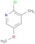 2-Chloro-5-methoxy-3-methylpyridine