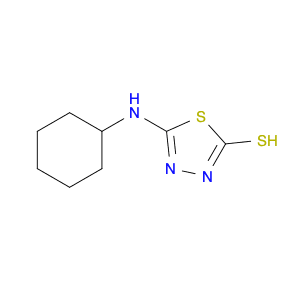 5-Cyclohexylamino-[1,3,4]thiadiazole-2-thiol