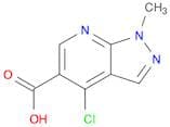 4-chloro-1-methyl-1H-pyrazolo[3,4-b]pyridine-5-carboxylic acid