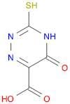 3-Mercapto-5-oxo-4,5-dihydro-1,2,4-triazine-6-carboxylic acid