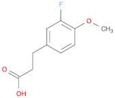 3-(3-Fluoro-4-methoxyphenyl)propionic Acid