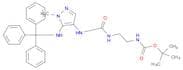 tert-Butyl [2-(([1-methyl-5-(tritylamino)-1h-pyrazol-4-yl]carbamoyl)amino)ethyl]carbamate