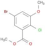 METHYL 2-CHLORO-3-METHOXY-5-BROMOBENZOATE