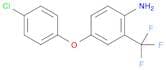 4-(4-chlorophenoxy)-2-(trifluoromethyl)benzenamine