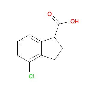4-chloro-2,3-dihydro-1H-indene-1-carboxylic acid