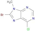 8-bromo-6-chloro-9-methyl-9H-purine
