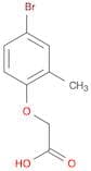 2-(4-bromo-2-methylphenoxy)acetic acid
