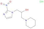 1-Piperidineethanol, a-[(2-nitro-1H-imidazol-1-yl)methyl]-,monohydrochloride