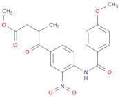 Methyl 4-(4-(4-methoxybenzamido)-3-nitrophenyl)-3-methyl-4-oxobutanoate