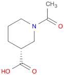 3-Piperidinecarboxylic acid, 1-acetyl-, (3R)- (9CI)