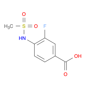 3-Fluoro-4-(methylsulfonamido)benzoic Acid