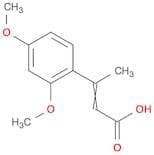 (2E)-3-(2,4-Dimethoxyphenyl)but-2-enoic acid