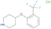 4-[2-(Trifluoromethyl)phenoxy]piperidine, HCl