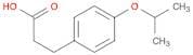 3-(4-Isopropoxyphenyl)propanoic acid