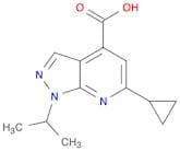 6-cyclopropyl-1-isopropyl-1H-pyrazolo[3,4-b]pyridine-4-carboxylic acid