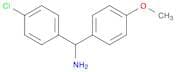 (4-Chlorophenyl)(4-methoxyphenyl)methanamine