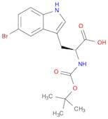 (S)-3-(5-Bromo-1H-indol-3-yl)-2-((tert-butoxycarbonyl)amino)propanoic acid