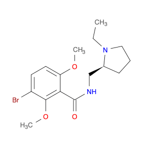 3-bromo-N-{[(2S)-1-ethylpyrrolidin-2-yl]methyl}-2,6-dimethoxybenzamide