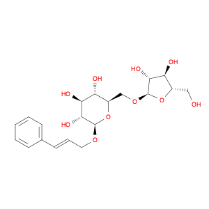 (2R,3R,4S,5S,6R)-2-(Cinnamyloxy)-6-((((2R,3R,4R,5S)-3,4-dihydroxy-5-(hydroxymethyl)tetrahydrofuran…