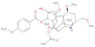 8-(Acetyloxy)-20-ethyl-13-hydroxy-1,6,16-trimethoxy-4-(methoxymethyl)aconitan-14-yl 4-methoxybenzo…