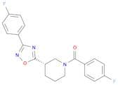 (3S)-3-[3-(4-Fluorophenyl)-1,2,4-oxadiazol-5-yl]-1-[(4-fluorophenyl)carbonyl]piperidine