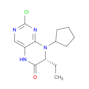 6(5H)-Pteridinone, 2-chloro-8-cyclopentyl-7-ethyl-7,8-dihydro